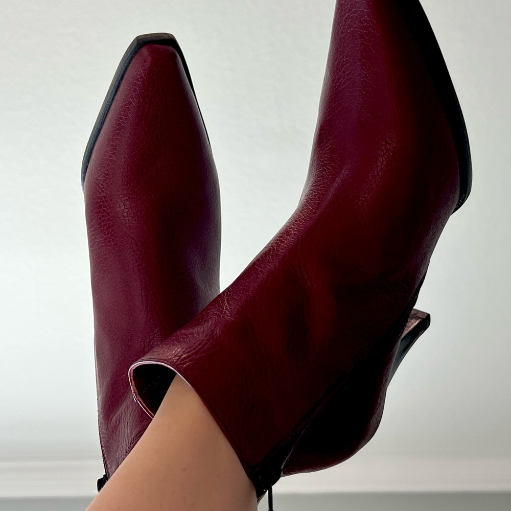 Brand new Leather booties